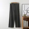 Calças para mulheres grávidas sem estômago Outono e inverno Novo estilo Calças de pijama Suporte para abdômen Ajustável Cor sólida Roupa externa Perna reta Perna larga Calças para casa