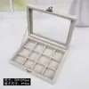 Caja de Almacenamiento de Pendientes con Anillo a Prueba de Polvo Caja de Almacenamiento de Pendientes Caja de Joyería Caja de Almacenamiento Caja de Almacenamiento de Pendientes de Botón Caja Organizadora