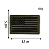 Parches de Tela Bordados Bandera Americana Parches Bordados de Velcro Insignias de Moral Militar Brazaletes Tácticos Parches para Mangas Mayoreo