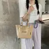 Bolso Cubo de Lona Simple Estilo Nuevo 2026 Transfronterizo para Mujer, Bolso Casual de Moda para el Trabajo, Bolso Tote Grande de Capacidad