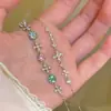 Pulsera Minimalista de Cruz Plateada para Mujer, Joyería de Lujo Ligero de Nicho de Alta Gama, Accesorio Exquisito y Elegante para Estudiantes