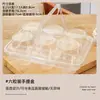 Caja de embalaje para 1/2 cupcake, soporte de papel para molde de muffin de blíster PET, caja de embalaje para postre individual, venta al por mayor transfronteriza