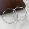 Nuevos Pendientes de Aro Lisos Estilo Minimalista para Mujer, Pendientes de Aro Grandes de Moda con un Toque de Lujo, Modernos y Versátiles para el Trabajo