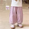 Ropa infantil Suzhili, conjunto de otoño para niñas, ropa casual estilo coreano, top de manga larga y pantalones de chándal para niños, ropa de bebé niña grado A