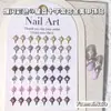 Accesorios Explosivos de Arte para Uñas de Aleación con Forma de Cruz de Colorido Starburst, Decoraciones para Uñas con Incrustaciones de Diamantes Más Vendidas Transfronterizas