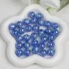 Dingyi K16 Estrella Próspera Cuentas Redondas Luna Fría Resina Galvanizada Cuentas con Agujero Cuentas Sueltas DIY Cadena de Teléfono Móvil Accesorios de Joyería