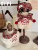 Soporte de exhibición retro para mascotas, babero para mascotas, babero para perros y gatos, estante de exhibición para ropa de gato y perro, accesorio de almacenamiento