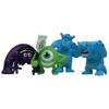 4 Figuras Criativas Estilo K de Monstro de Uma Cabeça Peludo de Desenho Animado Bonecos Pequenos Frescos para DIY Micro Paisagismo Jardinagem Paisagismo