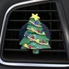 Creativo clip aromaterapia para salida de aire de coche árbol de Navidad transfronterizo decoración salida de aire coche clip para perfume eliminación de olores