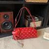 Moda Transfronteiriça 2026 Primavera Nova Bolsa de Axila de Bolinhas Versátil Tendência Bolsa de Ombro Bolsa Feminina Bolsa de Mão Simples