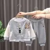 Traje de ropa de primavera para niños ropa de otoño ropa de bebé para niños abrigo 4 niños ropa de bebé niño ropa 1 año 1.5 años más de 2 3