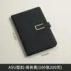 Cuaderno A5 con Logo Personalizado, Regalo para Oficina de Negocios, Piel Suave Engrosada, Diseño de Alta Calidad, Bloc de Notas con Cierre de Hebilla, Cuaderno en Caja de Regalo