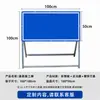 Señales de Advertencia de Obra en Carretera Adelante, Soporte Plegable de Placa de Aluminio Reflectante, Señales Personalizadas de Aviso de Obra y Señales de Guía