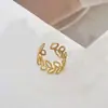 Brincos Europeus e Americanos Personalizados Atravessados para Osso da Orelha Clip de Osso da Orelha Atravessado Amazon Brincos em Forma de C Vazados Brincos Simples