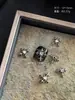 1000 decorações de liga para nail art em formato de cruz vintage em dourado e prata, ornamentos de metal estilo garota ousada, pacote completo atacado personalizado