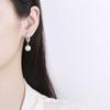 Aretes Transfronterizos de Venta Caliente wish Estilo Europeo y Americano con Aretes de Perlas con Zirconio Completo Elegantes Aretes de Borla para Mujer Douyin con Productos