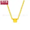 Colgante de Oro Puro 999 para Mujer, Colgante de Durian, Collar para Clavícula, Regalo Personalizado para Atraer Clientes, Artículo Popular en Línea