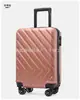 Maleta Nuevo Estilo Sarga Casual Viaje Caja con Contraseña Rueda Universal 20 pulgadas Logo Imprimible Estudiante Maleta de Viaje con Ruedas