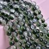 Cuentas de palomitas de maíz vivas de 10 mm, cuentas de hielo agrietadas, cuentas esmaltadas de dos colores con degradado, material de cuentas redondas, accesorios para pulseras de cuentas DIY esparcidas