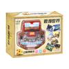 3D Verão Praia Dobrável Bomba Livro Mini Chaveiro Alto Valor de Cor Dos Desenhos Animados Pingente Descompressão Brinquedo Criativo