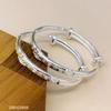 Pulsera de Plata Pura 9999 para Niños y Niñas, Pulsera Sólida de Empuje y Tirón Segura y Feliz para Bebés, Regalo para Bebé de Un Mes