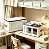 Caja de Almacenamiento Plegable de Venta Caliente Transfronteriza con Ventana Visible, Organizador de Ropa de Gran Capacidad, Caja de Almacenamiento de Tela para Armario de Dormitorio