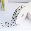 Cinta Flocada de 2.5-4 cm con Diseños Florales y de Corazón, Serie Versátil Estilo Coreano Lazo DIY