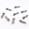 Accesorios de Joyería Europeos y Americanos Pulseras Collares Adornos Accesorios DIY Cuentas de Colores Mariposas Combinadas con Accesorios Dorados Colgantes Comercio Exterior