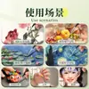 Set de pinceles digitales para óleo para estudiantes de arte, especializados para pintar, arte de uñas, dibujo lineal y delinear, adecuados para gouache, acrílico y acuarela, pinceles transfronterizos