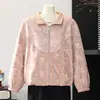 Chaqueta de estilo lujo ligero con bordado pesado para mujer, nueva moda otoño 2026, popular este año, chaqueta de cuello solapa para mujeres de mediana edad