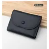 2025 Nova Carteira de Moedas Ultrafina Masculina Curta Mini Casual Pequena Carteira Porta-Cartões Feminino Bolsa de Moedas Porta-Cartões