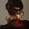 Gazebo Lantern Lanternas Estilo Chinês Franja Grampo de Cabelo Novo Chinês Luminoso Retro Grampo de Cabelo Hanfu Acessórios de Passo e Balanço Cabelo Grampo de Cabelo Adorno de Cabeça