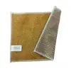 Pano de Prato de Arame de Aço Atacado Doméstico Toalha de Prato de Arame Prateado Arame Metálico Fibra de Bambu Camada Dupla Esponja de Limpeza Pano de Limpeza