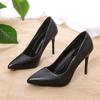 2025 Nuevos Zapatos de Tacón Alto de Punta Aguda para Otoño Zapatos Profesionales de Moda para el Trabajo para Mujeres Zapatos de Tacón Alto de Aguja para Mujeres