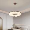 Lustre de Quarto com Textura de Madeira Vintage Estilo Tronco Bolha Lustre para Restaurante Hotel Lâmpadas de Sala Modernas Simples de Designer