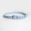 Punto Ante de Ciervo Estampado de Leopardo Estilo Simple Versátil para Mujer Hebilla de Pin Cinturón de Cintura para Ropa Venta Caliente Transfronteriza Cinturón de Cintura para Jeans