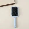 Peine cuadrado antiestático con cojín de aire para masaje del cuero cabelludo, voluminizador y alisador del cabello, adecuado para cabello largo y rizado, peine grande para uso doméstico, venta al por mayor