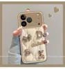 Adecuado para funda de teléfono móvil Apple 17Promax Todo incluido Anticaídas Iphone17Air Nueva funda de teléfono móvil Oso de Metal