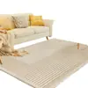 Alfombra de Imitación Cachemir de Lujo Ligero de Gama Alta para Sala de Estar, Resistente a Manchas y Fácil de Cuidar, Alfombra para el Hogar, Dormitorio, Antideslizante de Otoño e Invierno al por Mayor