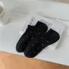 Meias de Bolinhas Femininas Curtas de Verão Finas Respiráveis Moda Antiderrapantes Invisíveis Estilo Coreano Estilo Japonês Bolinhas Redondas Meias de Tornozelo de Verão