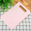 Tábua de corte de plástico candy color pequena tábua de corte de frutas tábua de corte de suplemento alimentar infantil PP placa pegajosa placa de corte
