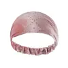 Diadema de lentejuelas de color sólido para comercio exterior transfronterizo, moda para mujer adulta, diadema elástica de borde ancho antideslizante para yoga y deportes