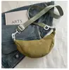 Bolso Versátil de Moda de Nicho 2025 para Mujer, Bolso Cruzado Casual Ligero, Bolso Dumpling, Bolso de Hombro Estilo Coreano para Estudiantes Mini