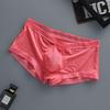 Roupa Íntima de Renda 3D Masculina Verão Nova Translúcida Seda Gelo Cuecas Boxer Peça Única Sexy Roupa Íntima Masculina Juvenil