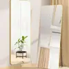 Espejo de cuerpo entero espejo de tocador espejo de pie espejo de pared para el hogar dormitorio maquillaje de pared dormitorio tridimensional espejo de prueba estilo ins