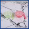 Set de Tazón para Mascarilla y Palillo Mezclador con Tapa, Especial para Salones de Belleza, Herramientas de Belleza para Mezclar Mascarillas Caseras DIY, Material de PP