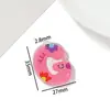 Pingente Colorido Impresso em Acrílico com Letra Inglesa Pingente Criativo de 26 Letras Pingente para Brincos DIY Chaveiro