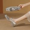Sapatilhas Rasas Versáteis de Bico Quadrado Estilo Francês, Novos Sapatos Femininos Primavera/Verão 2026, Planos e Confortáveis