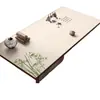 Novo Tapete de Mesa Zen Estilo Chinês, Impermeável, à Prova de Óleo, Lavável, Tapete de Mesa para Escrita Caligráfica, Pano de Mesa de Estudo de Alta Qualidade em Estilo Chinês Tradicional