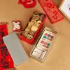Latas de hojalata de Té Rock, Ginseng Americano, Té Negro, Pasteles Mariposa, Cajas de Regalo, Cajas de Dulces para Bodas, Galletas, Galletas, Cajas de Regalo de Azúcar Moreno